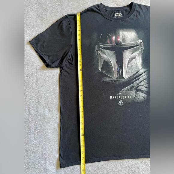 Star Wars The Mandalorian T-Shirt Black Size XL - Picture 4 of 6
